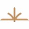 Ekena Millwork Redmond Smooth Timber Gable Bracket, Western Red Cedar, 60"W x 27"H x 1 1/2"D x 3 1/2"F, 11/12 Pitch GBW060X27X0204RED00SWR - alternate 1